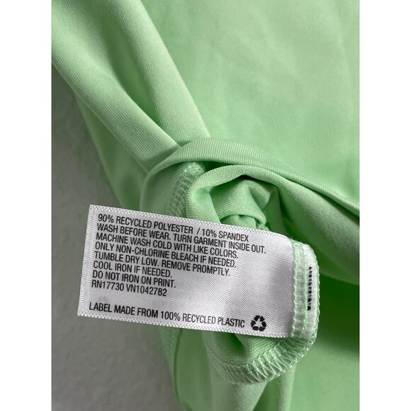 Art Class Kids Boy's Lime Green Swim Tee Shirt UPF 50+ Medium - Picture 3 of 6